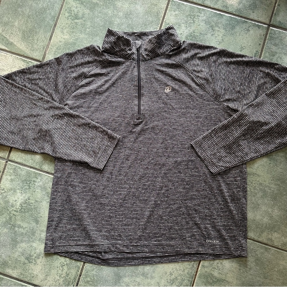 SB TECH Quarter Zip Long Sleeve Track Style Shirt